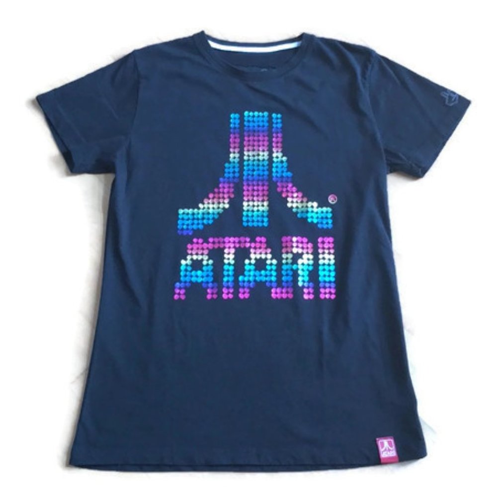 Atari T-Shirt by Joystick Junkies Rainbow Logo